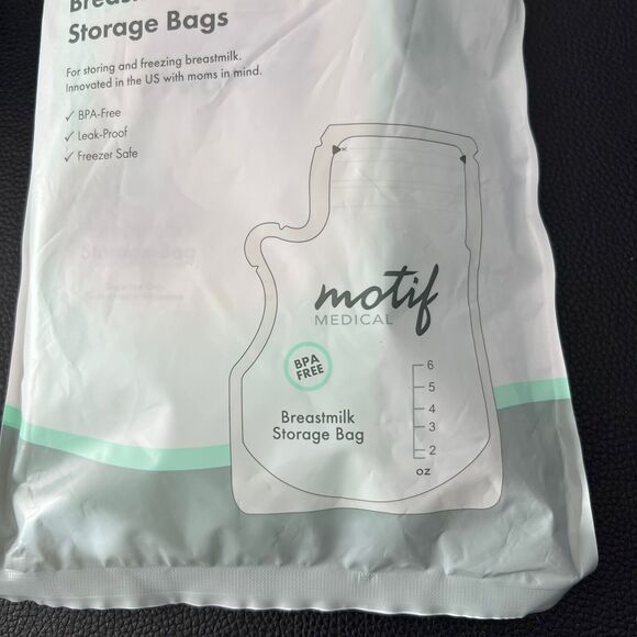 Motif Breastmilk Storage Bags 90 Ct 8 Oz Bags BPA Free - Leak Proof New … - Picture 3 of 5